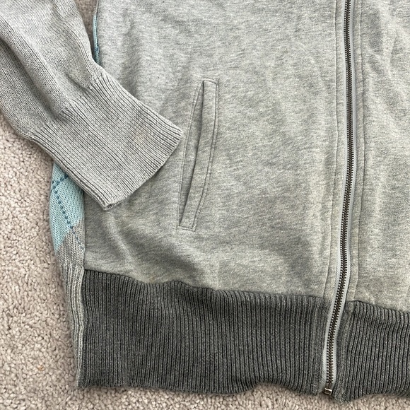 Mododoc Argyle Sweater Hoodie - Picture 5 of 7